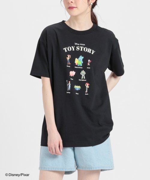 Honeys(ハニーズ)/トイ・ストーリー／ゆるＴ トップス Tシャツ カットソー 半袖 イラストプリント /img06