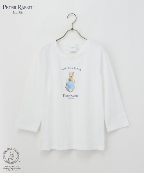 Honeys(ハニーズ)/ピーターラビット(TM)／Ｔシャツ トップス Tシャツ カットソー ロンT 7分袖 /img03