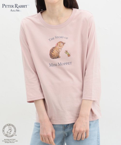 Honeys(ハニーズ)/ピーターラビット(TM)／Ｔシャツ トップス Tシャツ カットソー ロンT 7分袖 /img27