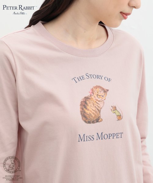 Honeys(ハニーズ)/ピーターラビット(TM)／Ｔシャツ トップス Tシャツ カットソー ロンT 7分袖 /img30