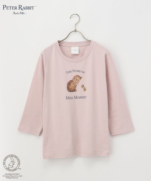 Honeys(ハニーズ)/ピーターラビット(TM)／Ｔシャツ トップス Tシャツ カットソー ロンT 7分袖 /img35