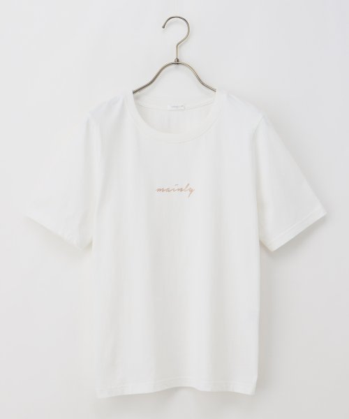 Honeys(ハニーズ)/ロゴプリントＴシャツ トップス Tシャツ カットソー レディース 白 黒 ロゴ 半袖 /img17