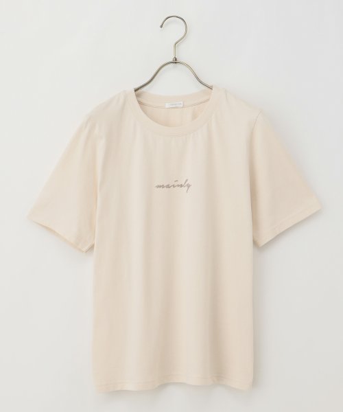 Honeys(ハニーズ)/ロゴプリントＴシャツ トップス Tシャツ カットソー レディース 白 黒 ロゴ 半袖 /img19