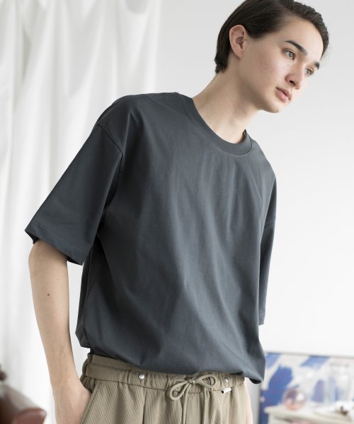 aimoha(aimoha（アイモハ）)/aimoha men HEAVY COTTON BASIC TEE ベイシックTシャツ/img10