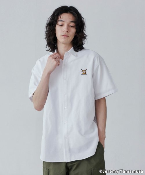 coen(coen)/Jeremy Yamamura×コーエン　グラフィック刺繍半袖シャツ/img02