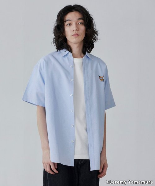 coen(coen)/Jeremy Yamamura×コーエン　グラフィック刺繍半袖シャツ/img07
