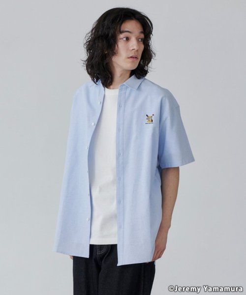 coen(coen)/Jeremy Yamamura×コーエン　グラフィック刺繍半袖シャツ/img09