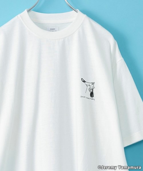 coen(coen)/Jeremy Yamamura×コーエン　グラフィックプリントTシャツ/img01