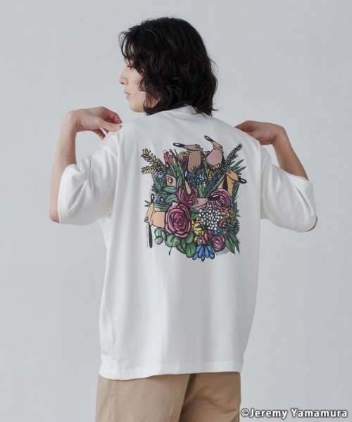 coen(coen)/Jeremy Yamamura×コーエン　グラフィックプリントTシャツ/img03