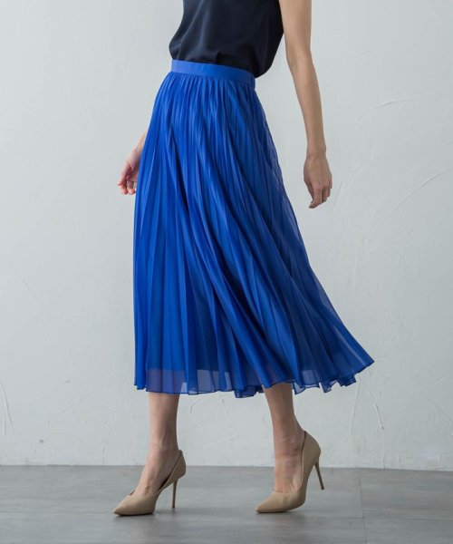 マットトリコットプリーツスカート≪洗濯機で洗える≫ 