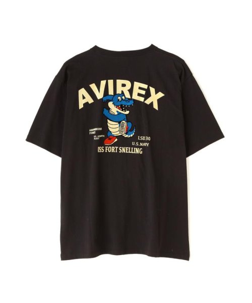 AVIREX(AVIREX)/《WEB&DEPOT限定》USS FORT SNELLING T－SHIRT / USS フォートスネリング Tシャツ / AVIREX /img05