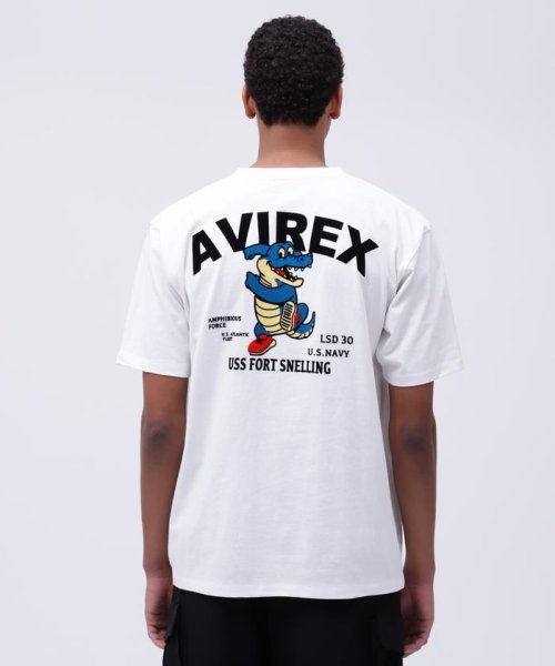 AVIREX(AVIREX)/《WEB&DEPOT限定》USS FORT SNELLING T－SHIRT / USS フォートスネリング Tシャツ / AVIREX /img11