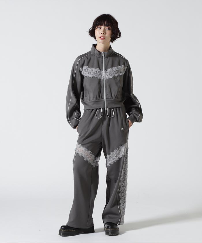 トップス Lace Docking Jersey Pants MAISON SPECIAL MAISON SPECIAL/メゾンスペシャル/Lace Docking Jersey Pants