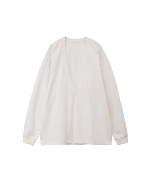 CLANE(クラネ)/DEEP V NECK TOPS/img31