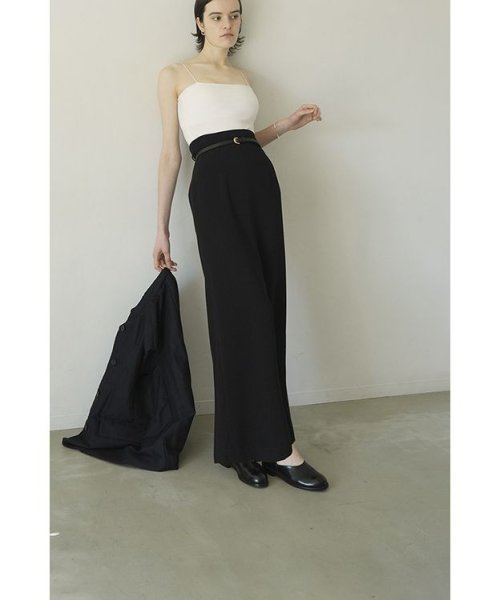 HIGH WAIST STRAIGHT MAXI SKIRT 