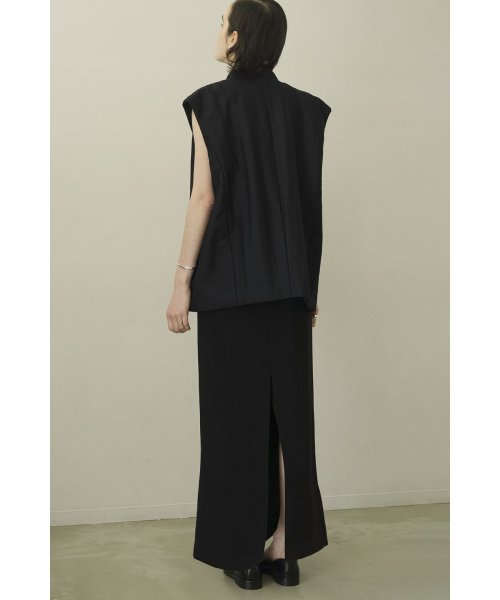 HIGH WAIST STRAIGHT MAXI SKIRT 