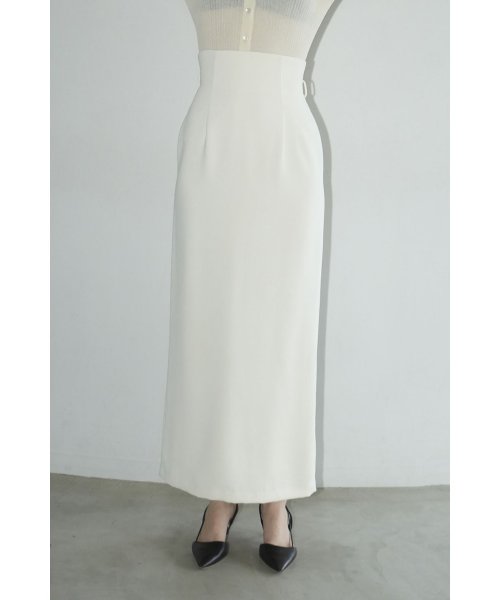 HIGH WAIST STRAIGHT MAXI SKIRT 