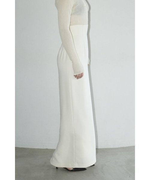 HIGH WAIST STRAIGHT MAXI SKIRT 