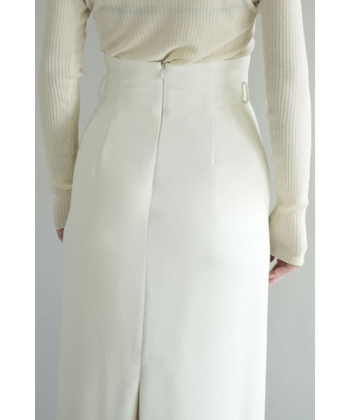 HIGH WAIST STRAIGHT MAXI SKIRT 