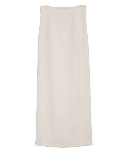 HIGH WAIST STRAIGHT MAXI SKIRT 