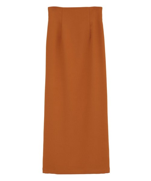 HIGH WAIST STRAIGHT MAXI SKIRT 