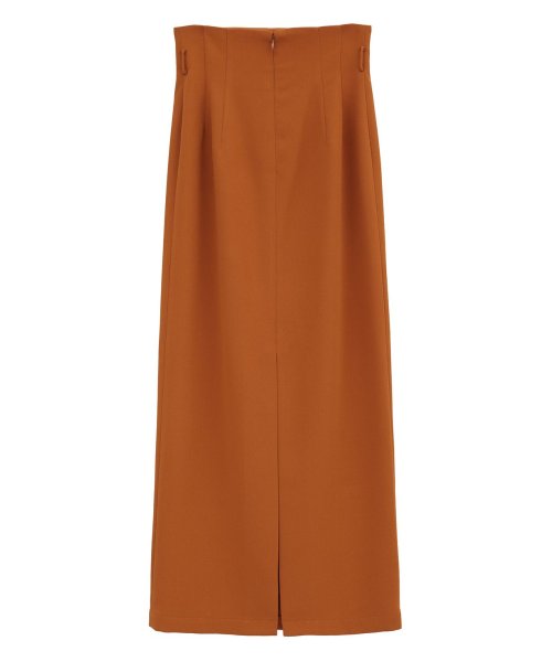 HIGH WAIST STRAIGHT MAXI SKIRT 