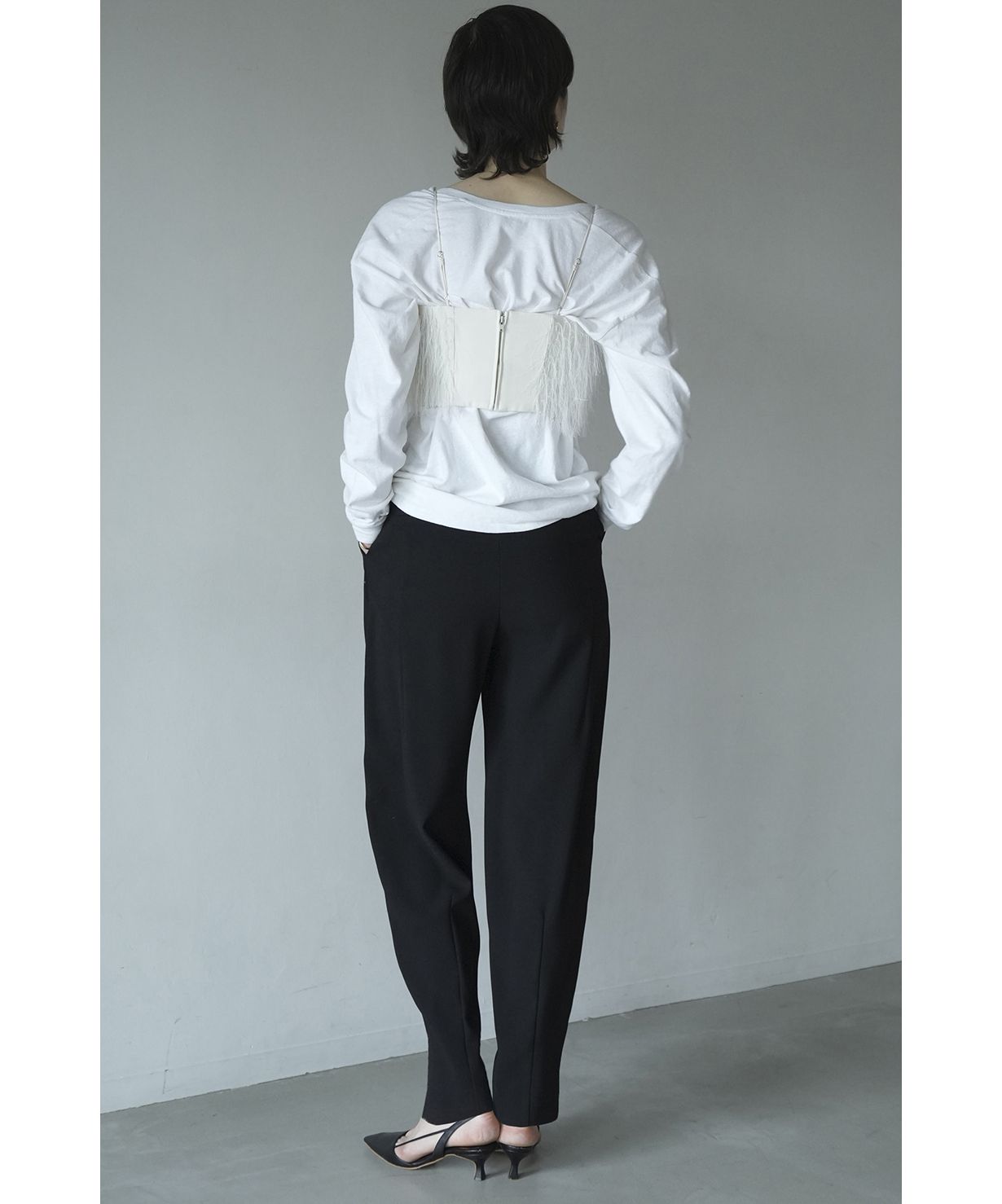 SLIT HEM BALLOON PANTS(506005334) | クラネ(CLANE) - MAGASEEK