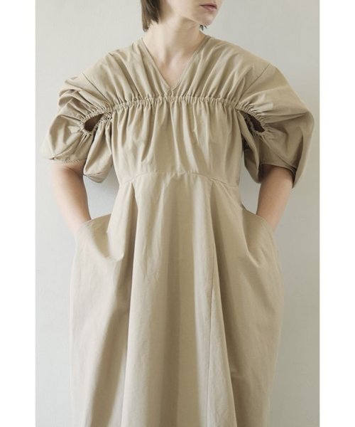 CROSSING GATHER ONEPIECE 