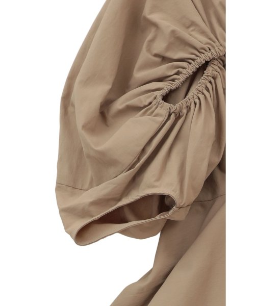 CROSSING GATHER ONEPIECE 