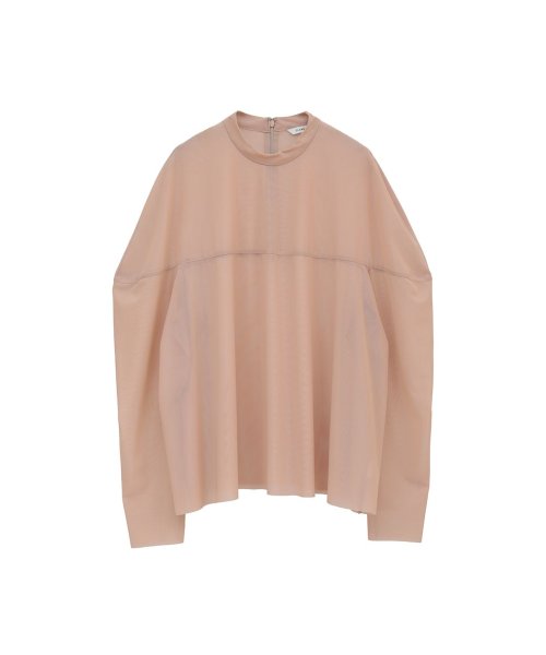 CLANE(クラネ)/SHEER MESH CURVE SLEEVE TOPS/img34