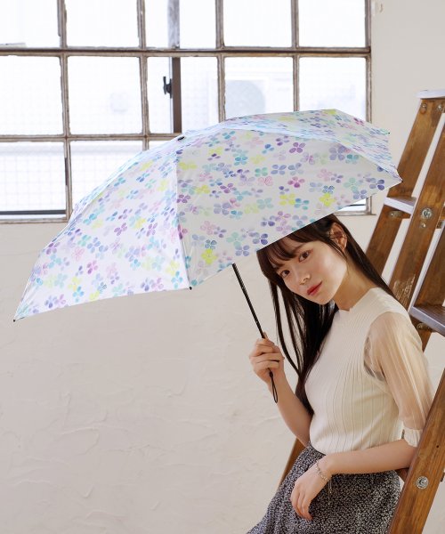 DRESS+(ドレス プラス)/傘 折りたたみ傘 晴雨兼用 レディース 花柄/img38