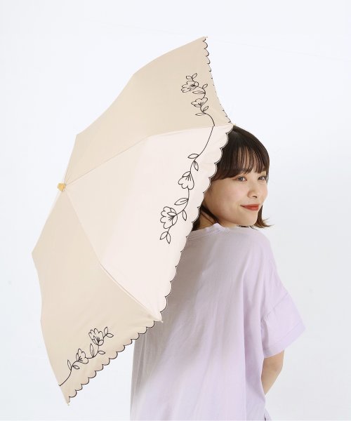 DRESS+(ドレス プラス)/傘 折りたたみ傘 晴雨兼用 日傘 刺繍/img06