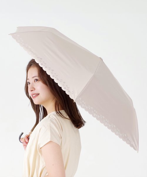 DRESS+(ドレス プラス)/傘 折りたたみ傘 晴雨兼用 無地 ヒートカット/img08