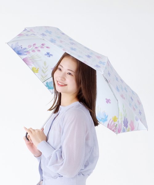 DRESS+(ドレス プラス)/傘 折りたたみ傘 晴雨兼用 日傘 雨傘 花柄/img08