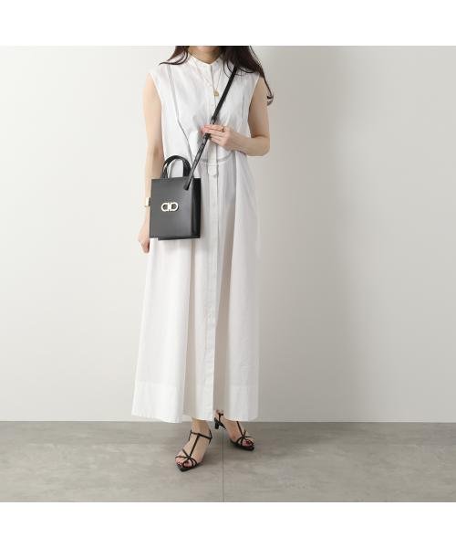 ch5. Salvatore Ferragamo うらやましく ボストンバッグ シルバー