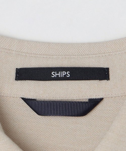 SHIPS MEN(シップス　メン)/*SHIPS:〈吸水速乾〉ドライピケ ワンポイント ロゴ ワイドカラー ポロシャツ/img22