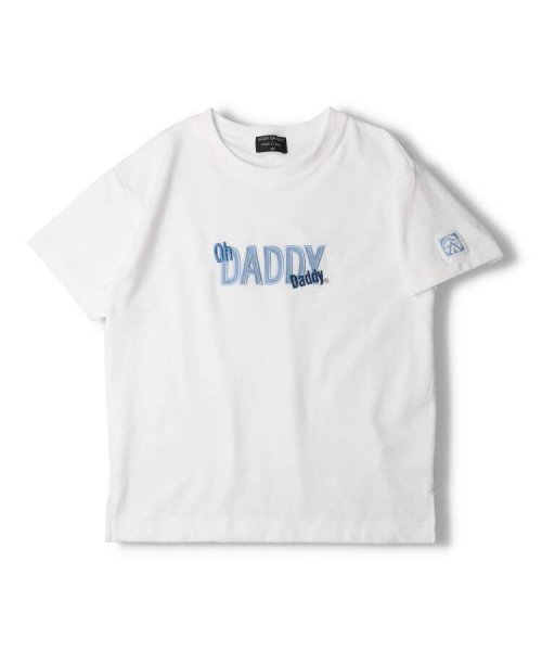 DaddyOhDaddy(ダディオダディ)/【子供服】 Daddy Oh Daddy (ダディオダディ) 日本製 ロゴアップリケ刺繍半袖Tシャツ 140cm～160cm V32819/img01