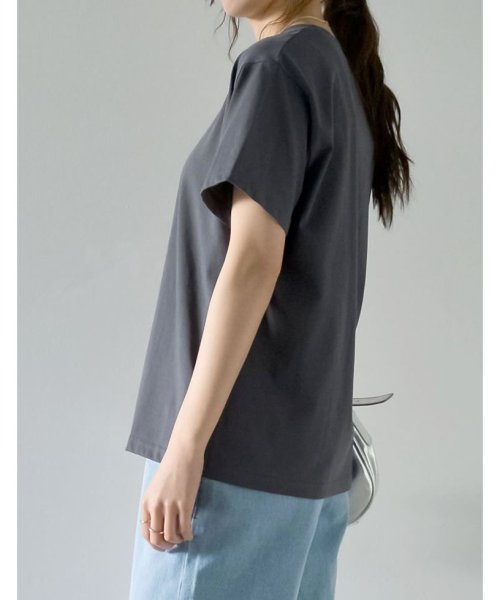 Re:EDIT(リエディ)/[2024SS COLLECTION]ハートワンポイント刺繍Tシャツ/img25