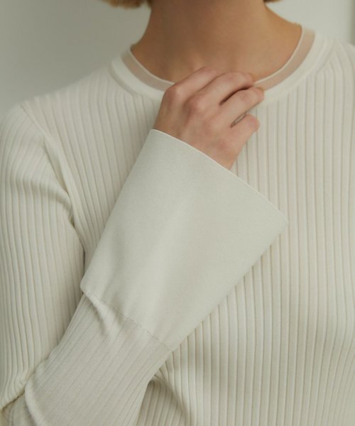 【otonaMUSE 5月号掲載】HANNA / リブニットトップス 