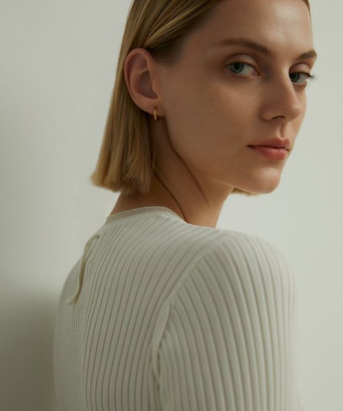 【otonaMUSE 5月号掲載】HANNA / リブニットトップス 