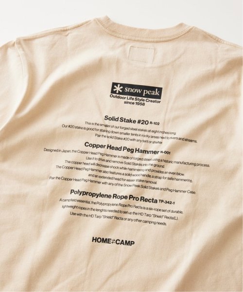 JOURNAL STANDARD relume Men's(ジャーナルスタンダード　レリューム　メンズ)/【SNOW PEAK / スノーピーク】別注 Camp tour バックプリントTシャツ/img11