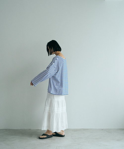 marjour(マージュール)/FRENCH BORDER TEE (`24)/img18