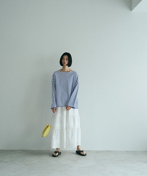 marjour(マージュール)/FRENCH BORDER TEE (`24)/img19