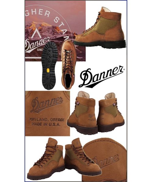 Danner(ダナー)/ダナー Danner ダナーライト2 ブーツ メンズ DANNER LIGHT 2 Dワイズ EEワイズ MADE IN USA ライトブラウン 33000/img03