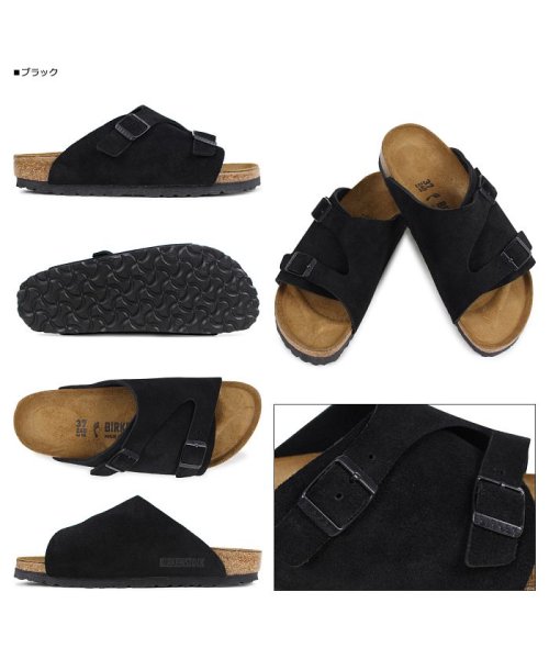 BIRKENSTOCK(ビルケンシュトック)/ビルケンシュトック BIRKENSTOCK チューリッヒ メンズ レディース ZURICH ビルケン サンダル 細幅 普通幅 ブラック トープ ブラウン/img09