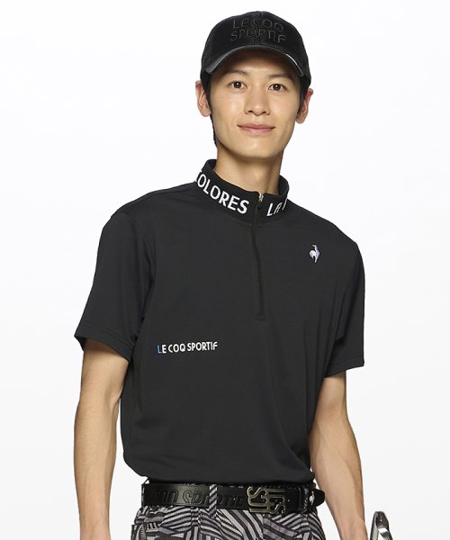 le coq sportif GOLF (ルコックスポルティフ（ゴルフ）)/【ストレッチフォーサー】ハーフジップ半袖シャツ/img01