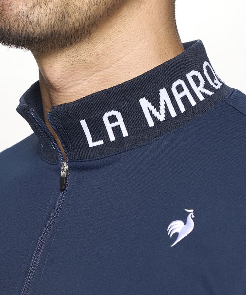 le coq sportif GOLF (ルコックスポルティフ（ゴルフ）)/【ストレッチフォーサー】ハーフジップ半袖シャツ/img09