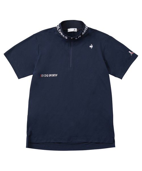 le coq sportif GOLF (ルコックスポルティフ（ゴルフ）)/【ストレッチフォーサー】ハーフジップ半袖シャツ/img12