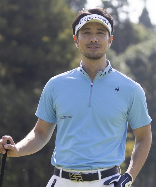 le coq sportif GOLF (ルコックスポルティフ（ゴルフ）)/【ストレッチフォーサー】ハーフジップ半袖シャツ/img14