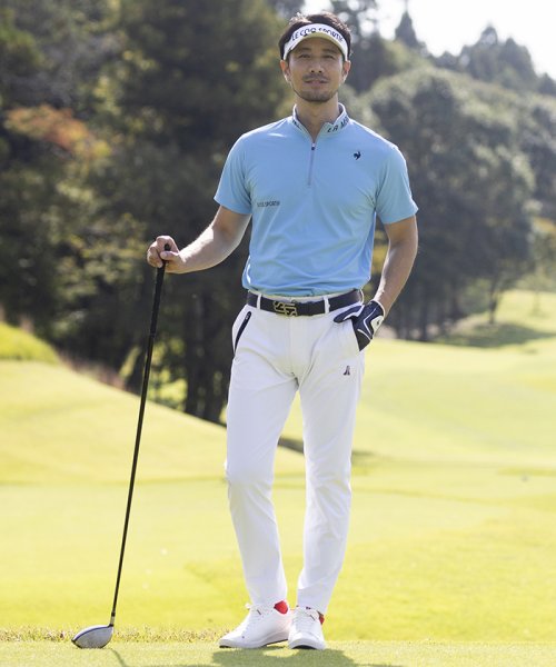 le coq sportif GOLF (ルコックスポルティフ（ゴルフ）)/【ストレッチフォーサー】ハーフジップ半袖シャツ/img20